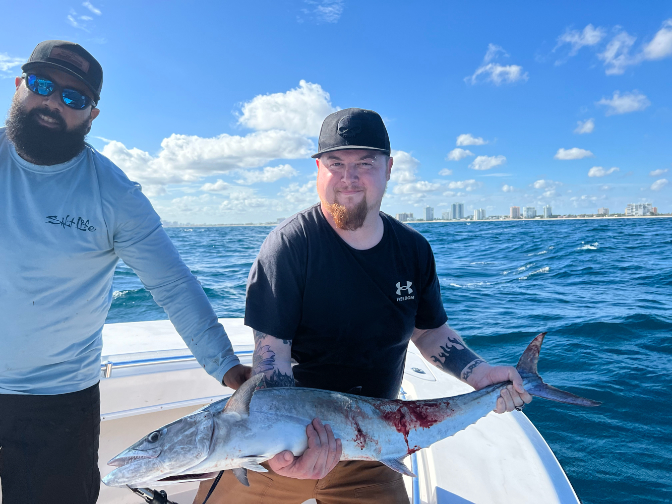 Two people fishing in Florida