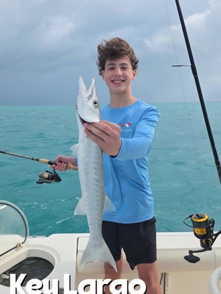 Great barracuda caught fishing in Key Largo Florida waters