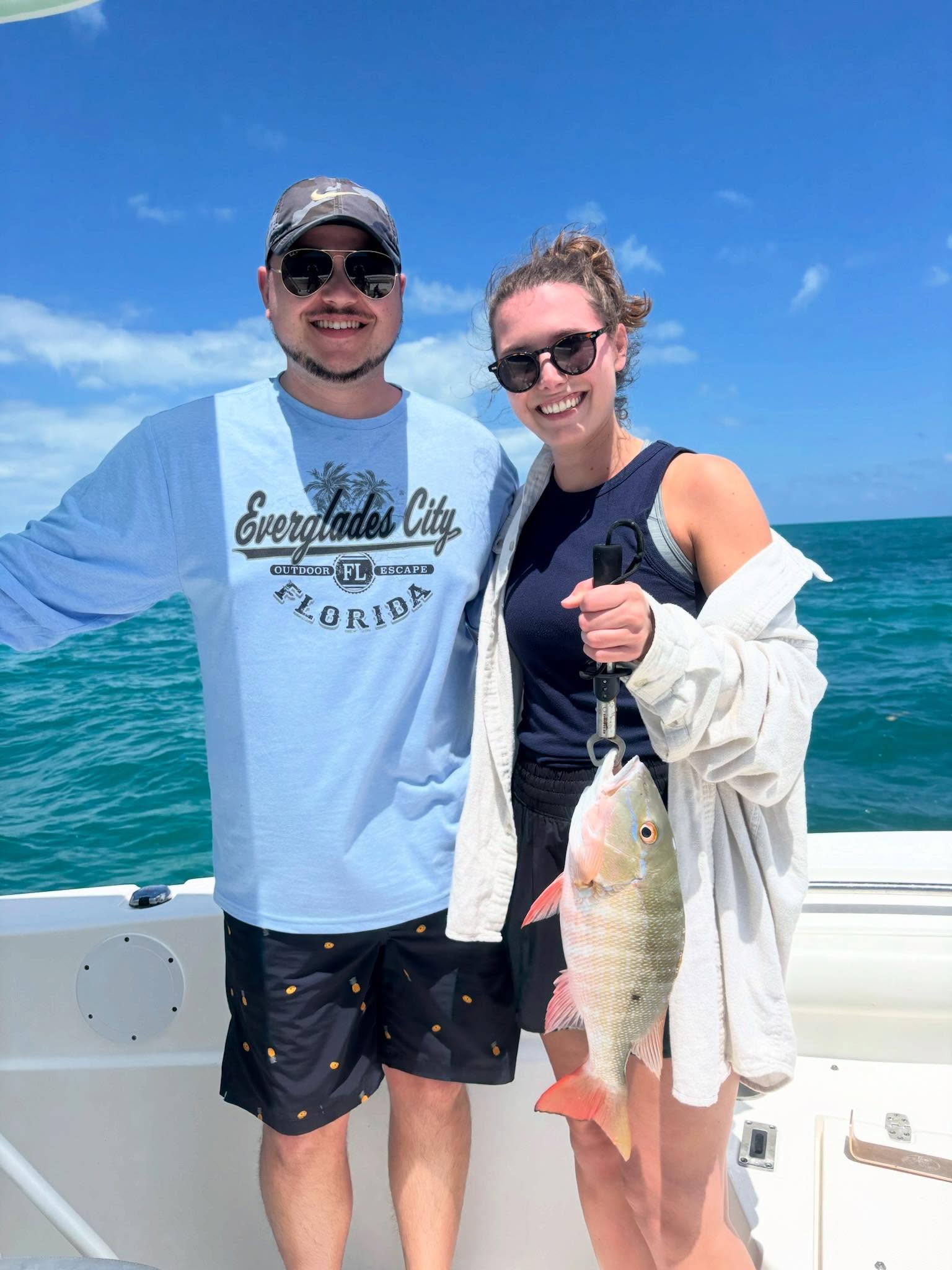 Mutton snapper caught fishing in Key Largo FL waters