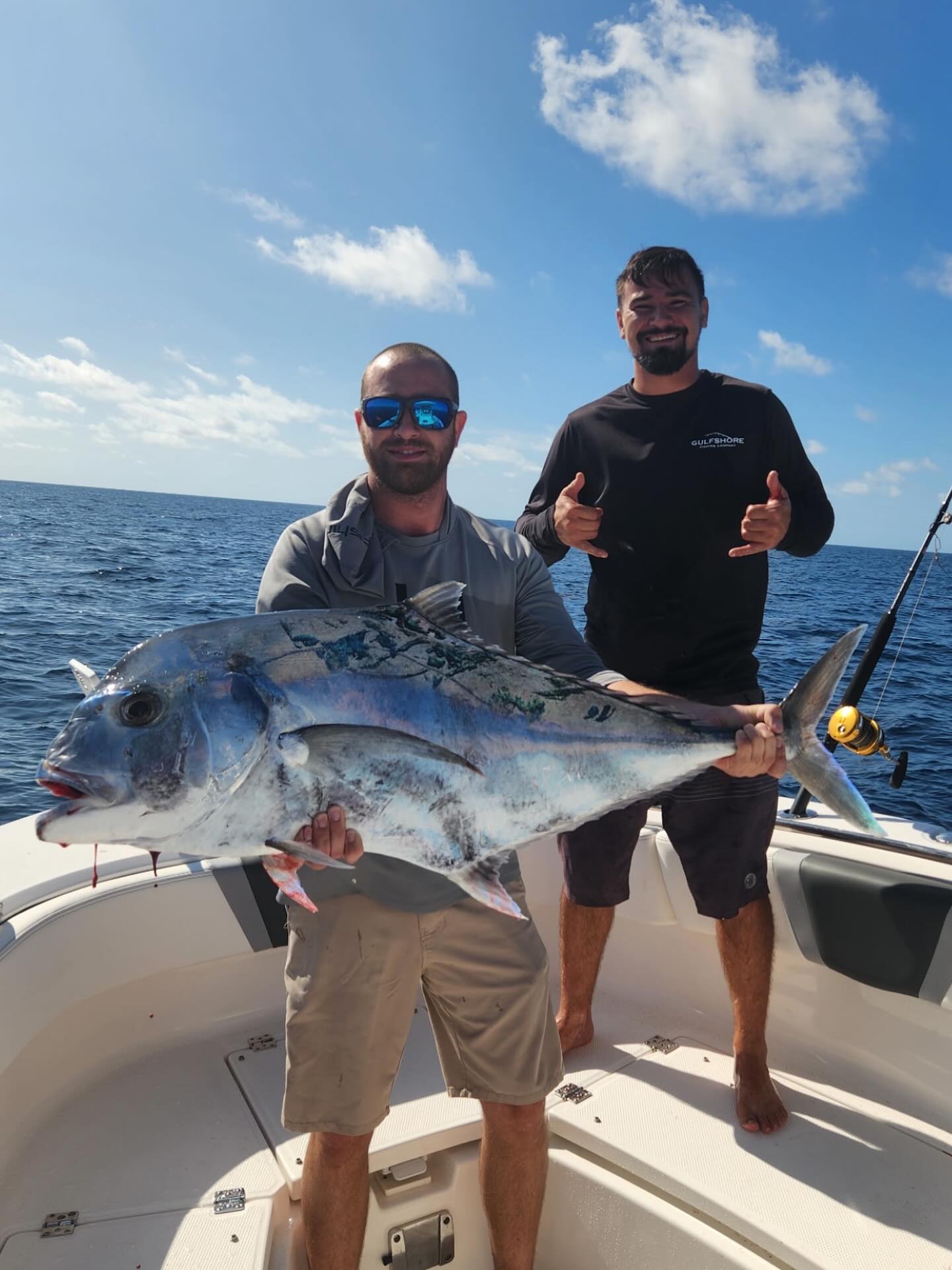African Pompano caught while fishing in Fort Myers FL