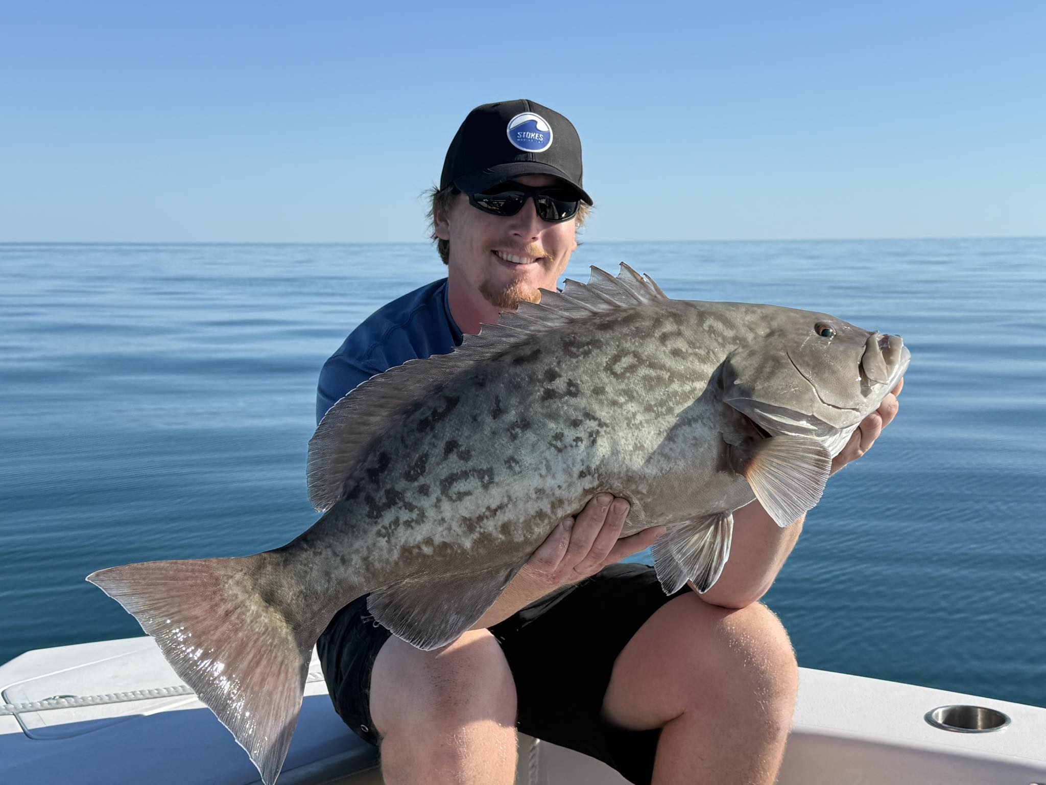Gag grouper caught fishing in Fort Myers FL waters
