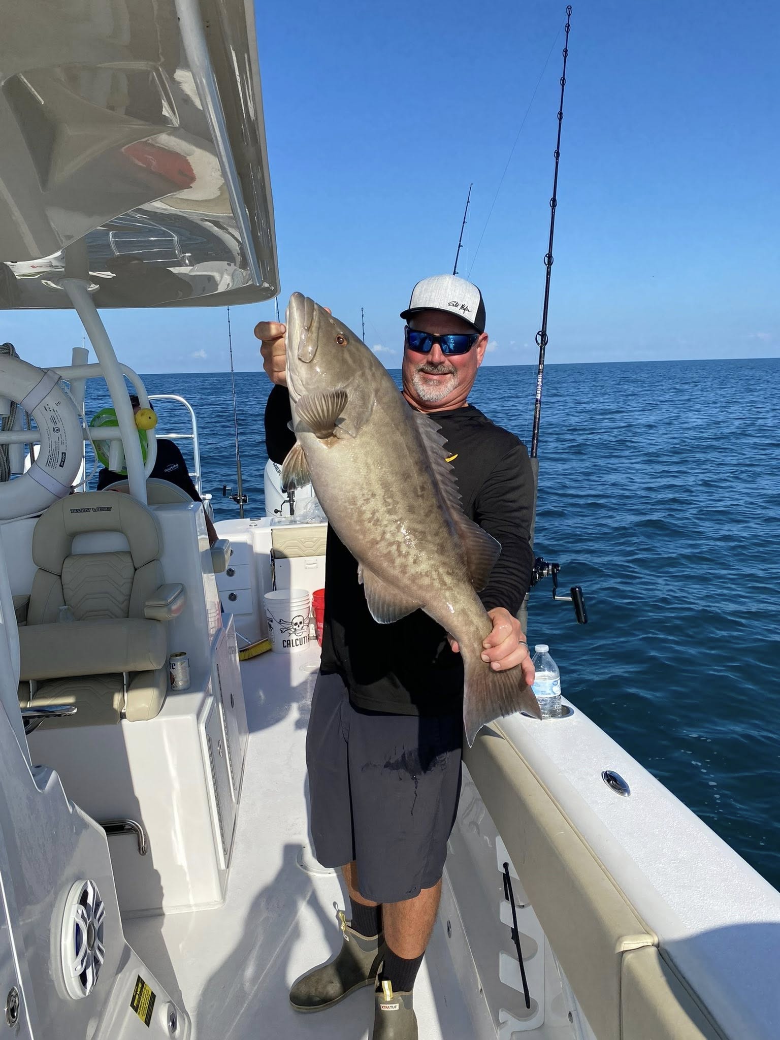 Gag grouper caught fishing in Fort Myers FL on fishing boat