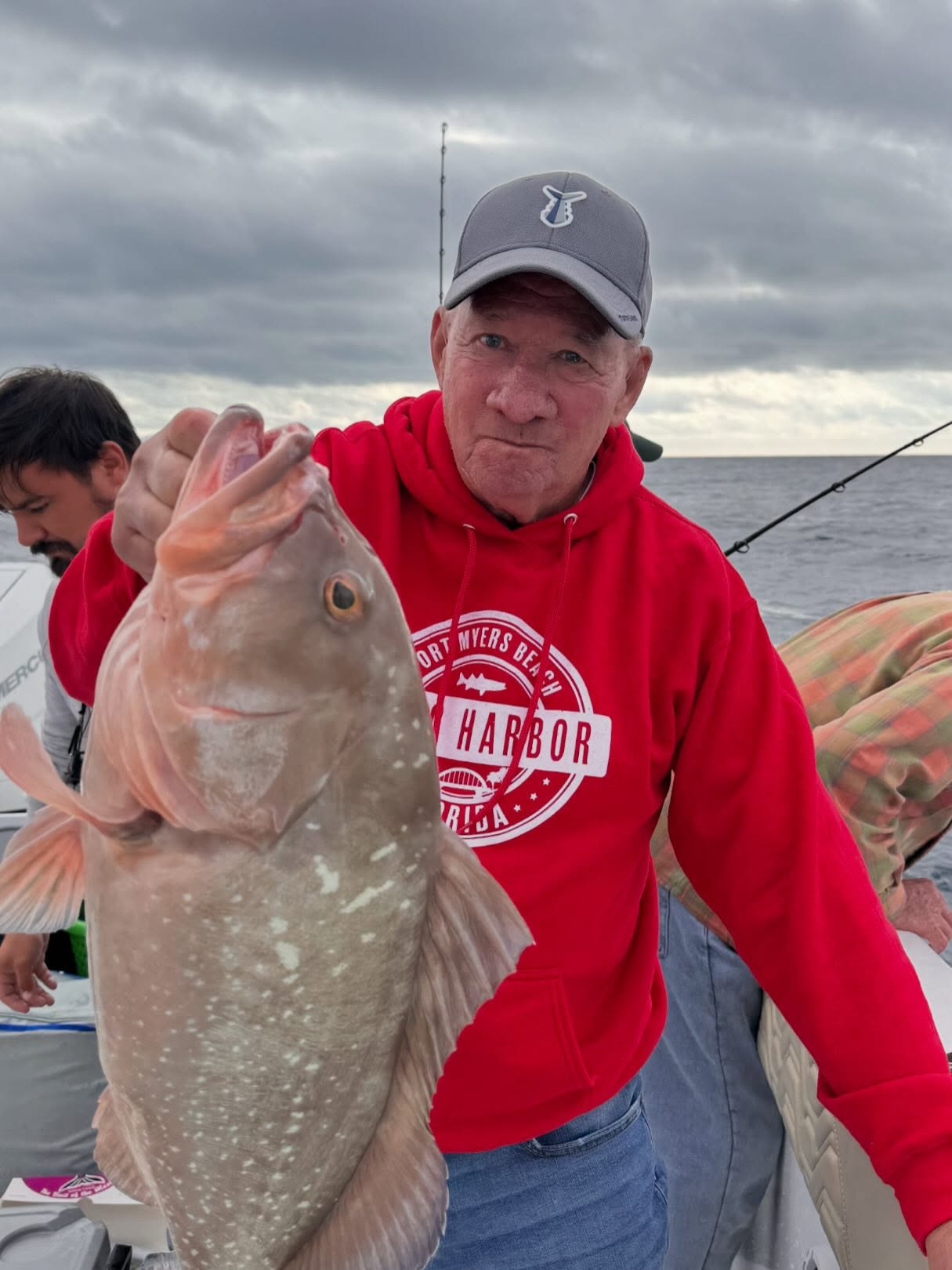 Red grouper caught while fishing in Fort Myers FL