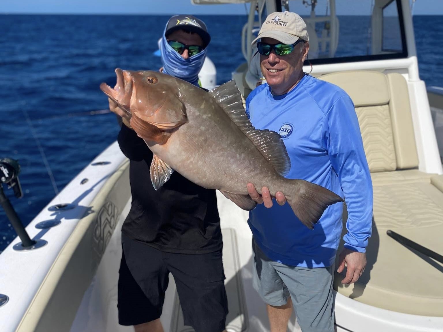 6 hour Gulf of Mexico reef fishing charter boat with Captain DJ for families and beginners