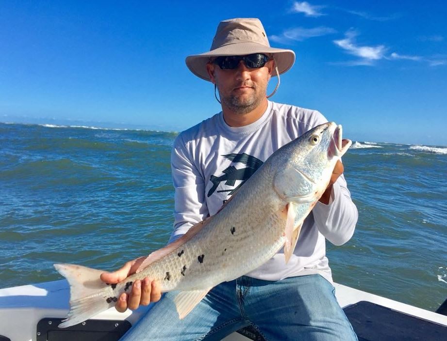 Angler with a 23-inch fish caught in Hatteras