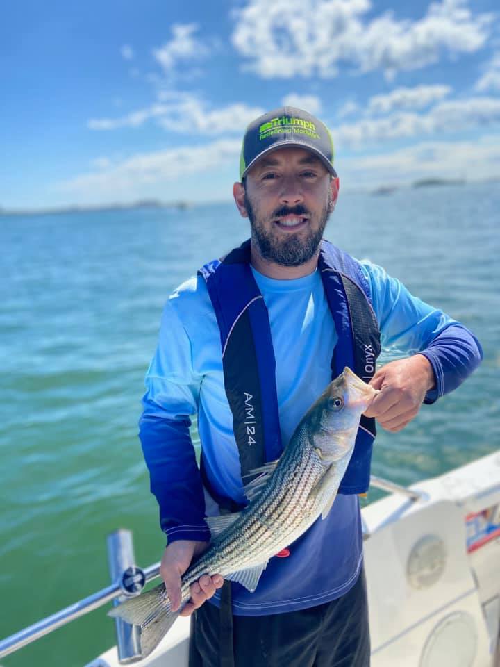Striped bass caught in MA
