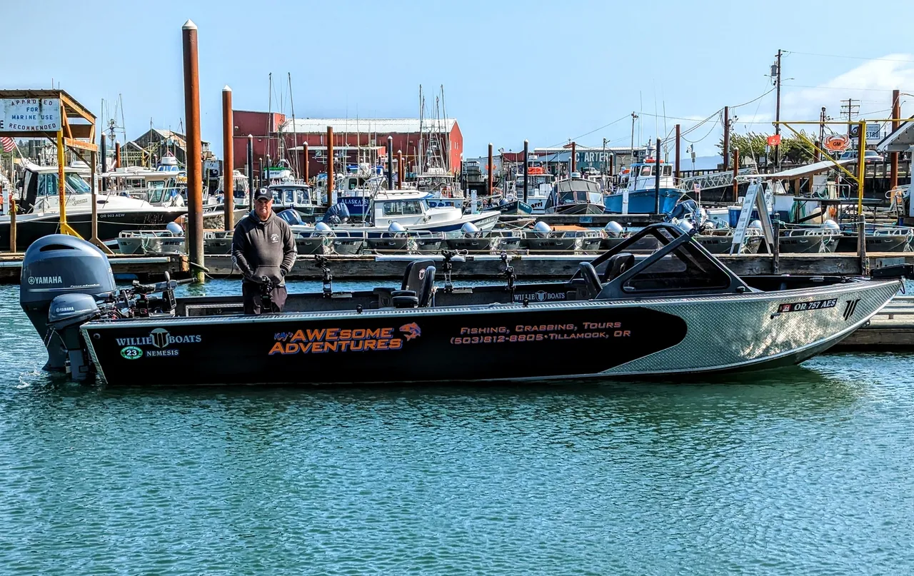 Angler fishing in Oregon