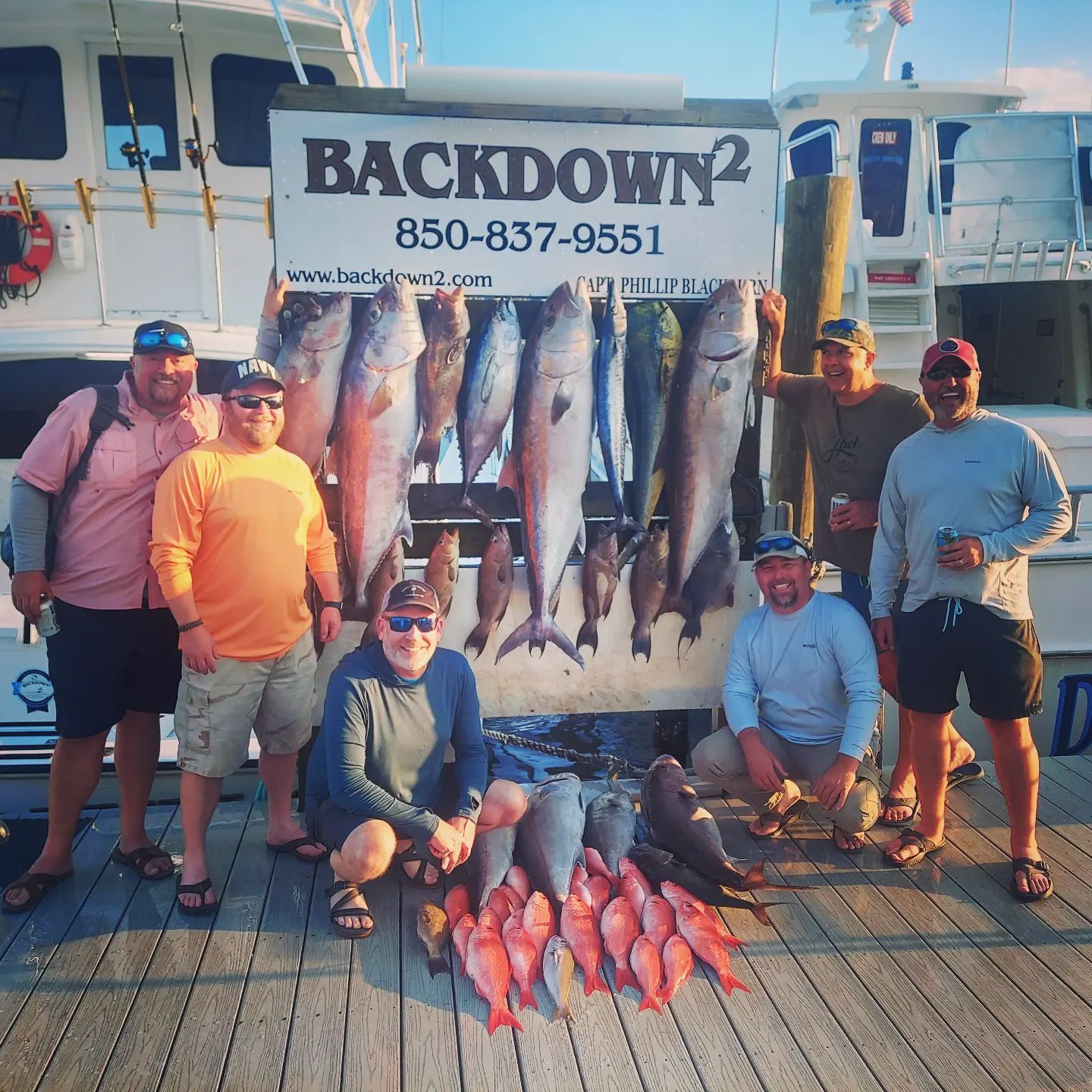 4 bluefish, 31 inches, fishing in FL