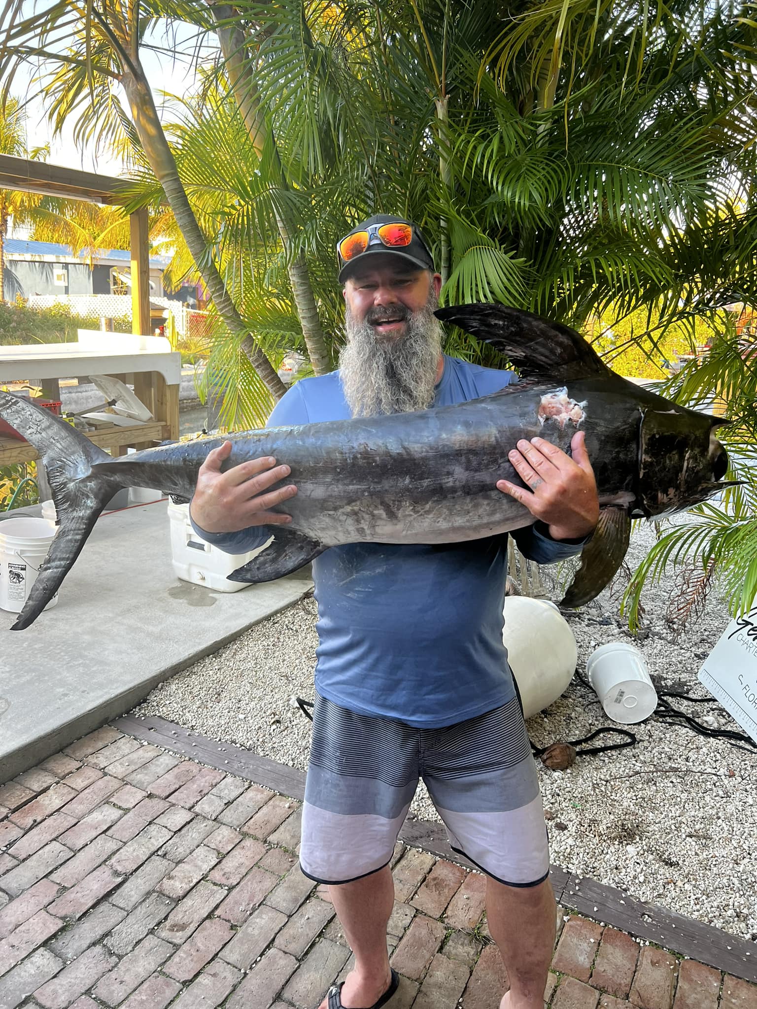 Big Pine Key fishing trip with a single fish