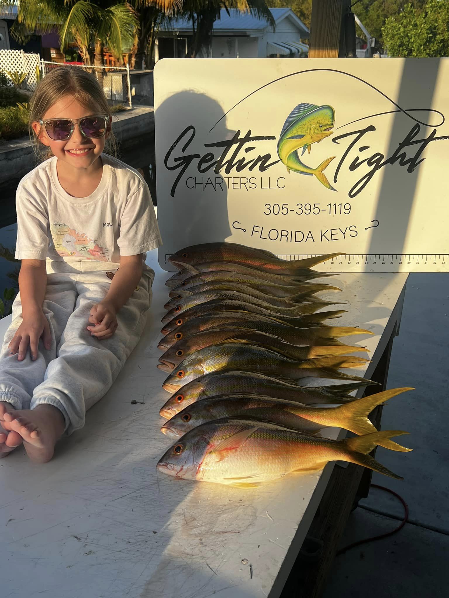 3 big fish caught while fishing in Big Pine Key