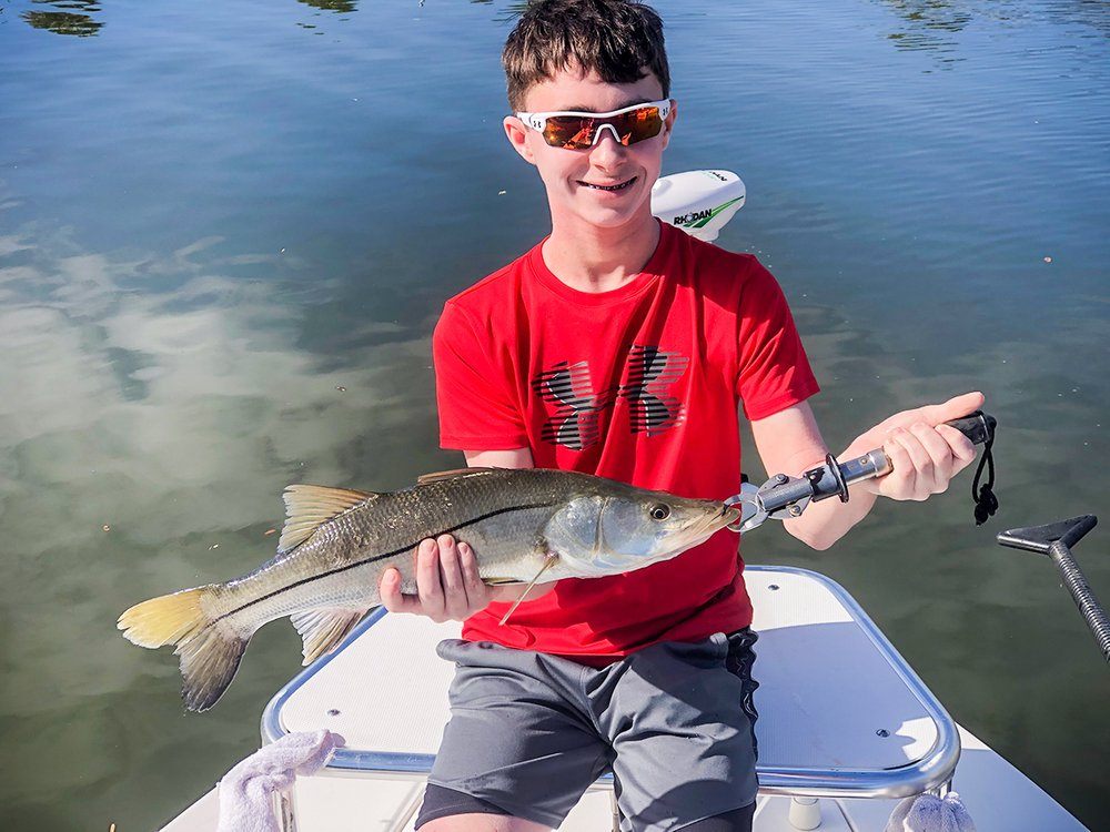 A snook fish caught in FL