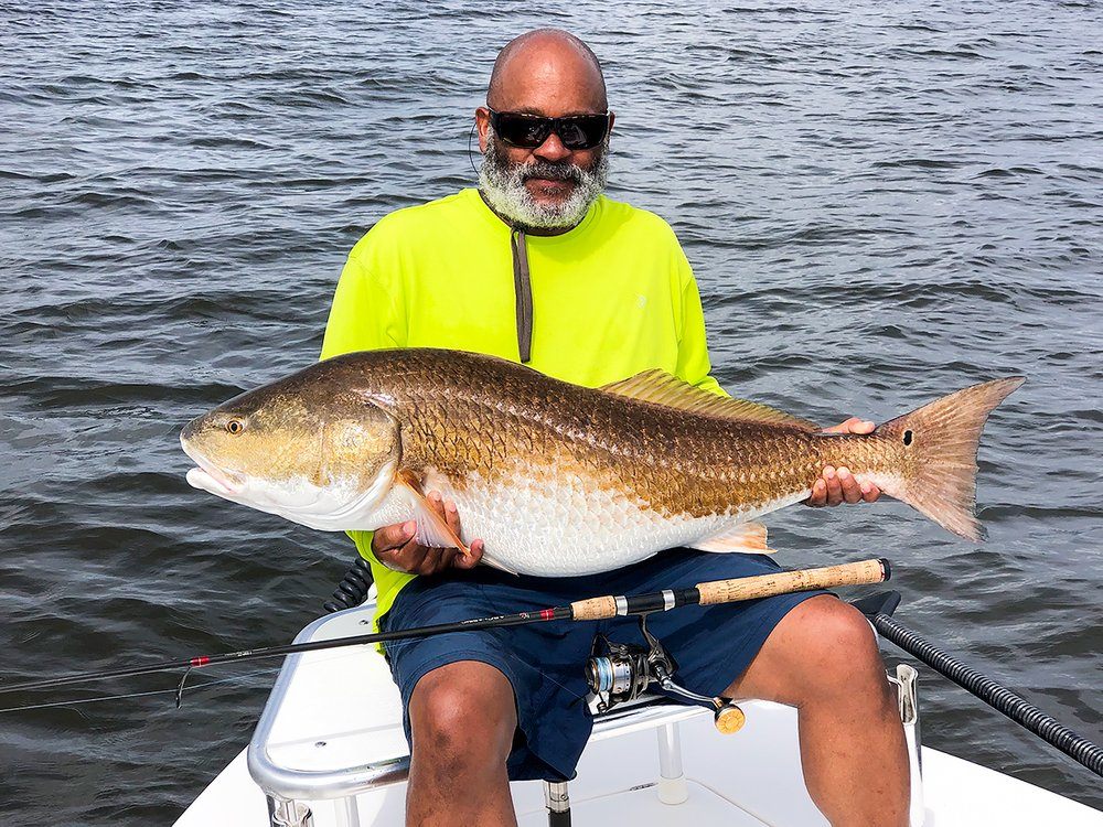 Redfish caught in Titusville