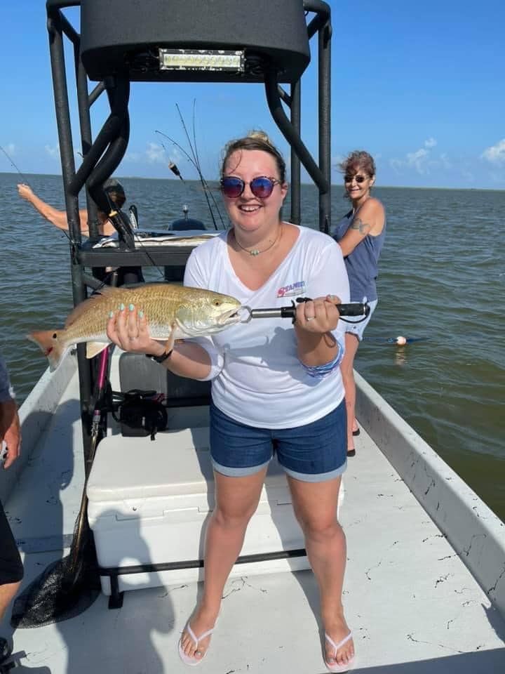 Two people fishing in Matagorda
