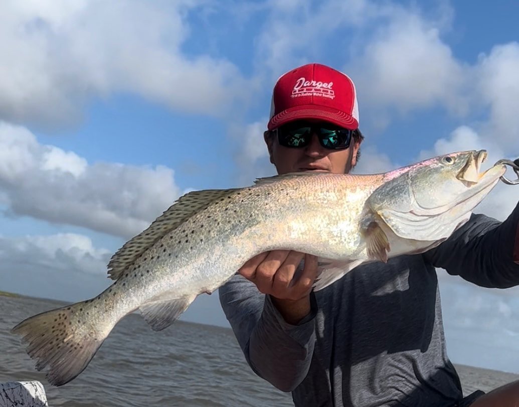 Spotted weakfish caught in Matagorda during fishing and hunting