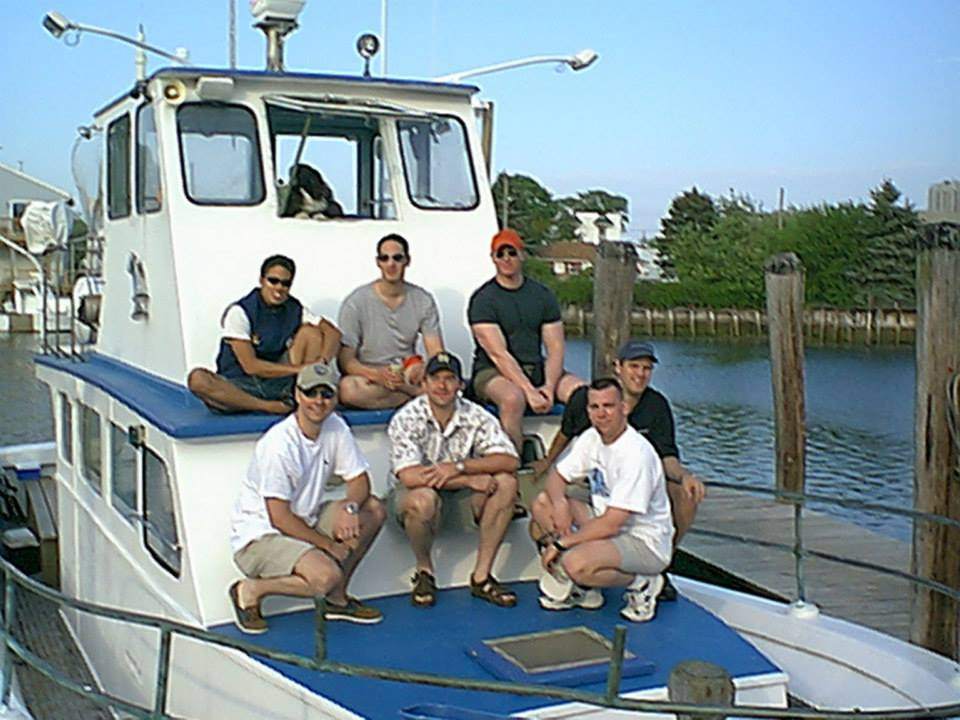 Group of seven people enjoying outdoor activity in Atlantic City