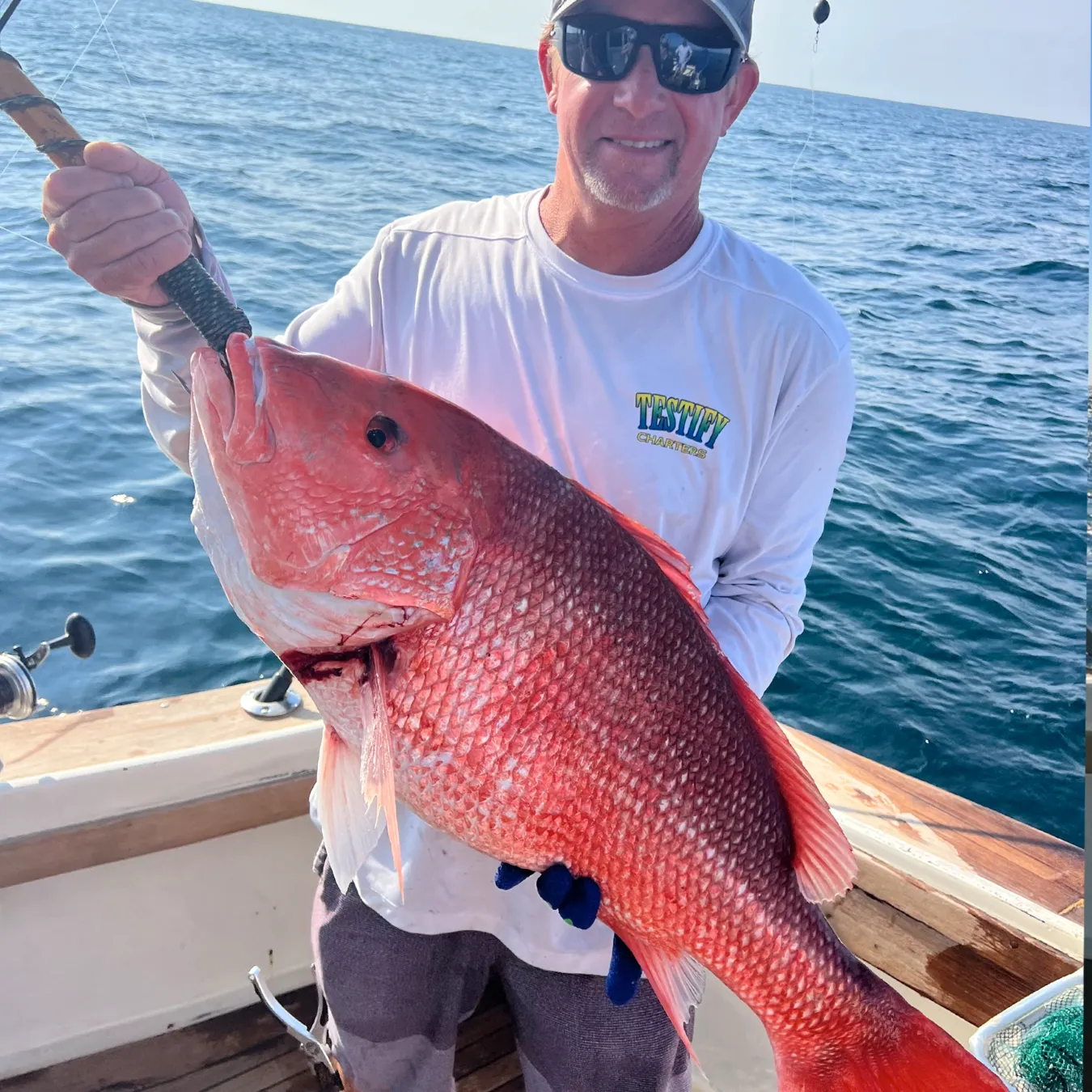 A lone angler fishing in Florida