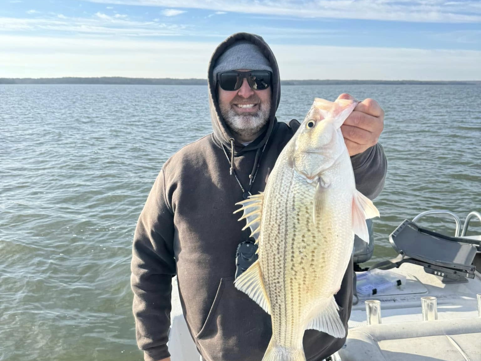Lake Tawakoni afternoon fishing trip with Guide Brett Kilmer targeting catfish and bass in Texas