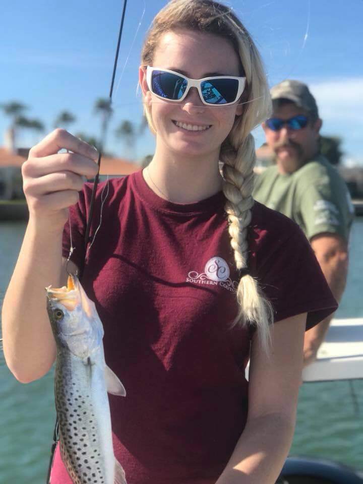 Father and daughter fishing trip