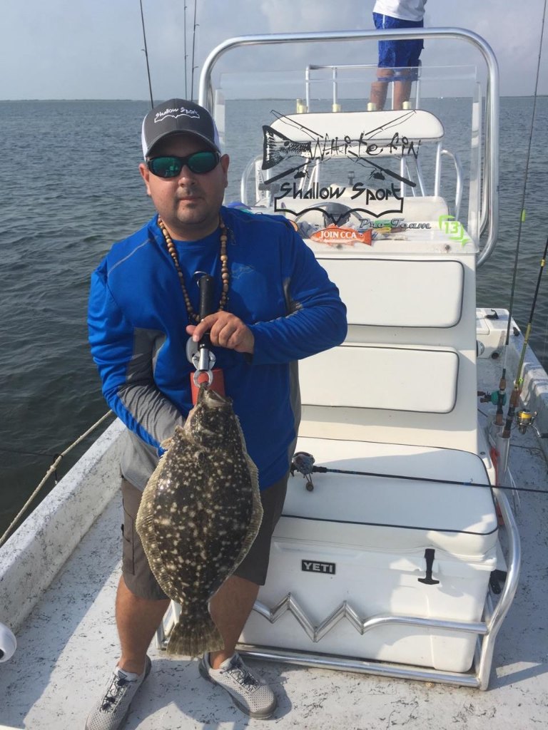 Southern Flounder fish caught in TX