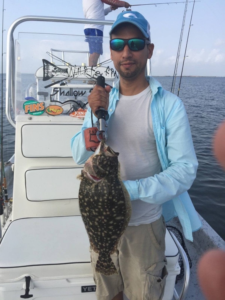 Summer Flounder caught in Port Mansfield