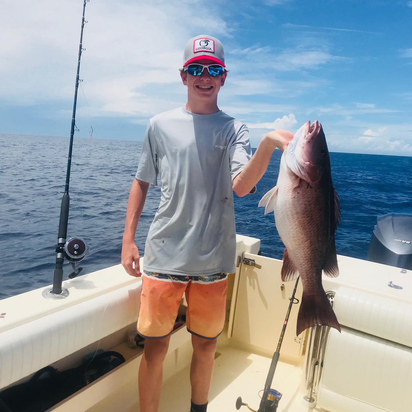 A single angler fishing in the beautiful waters of Murrells Inlet