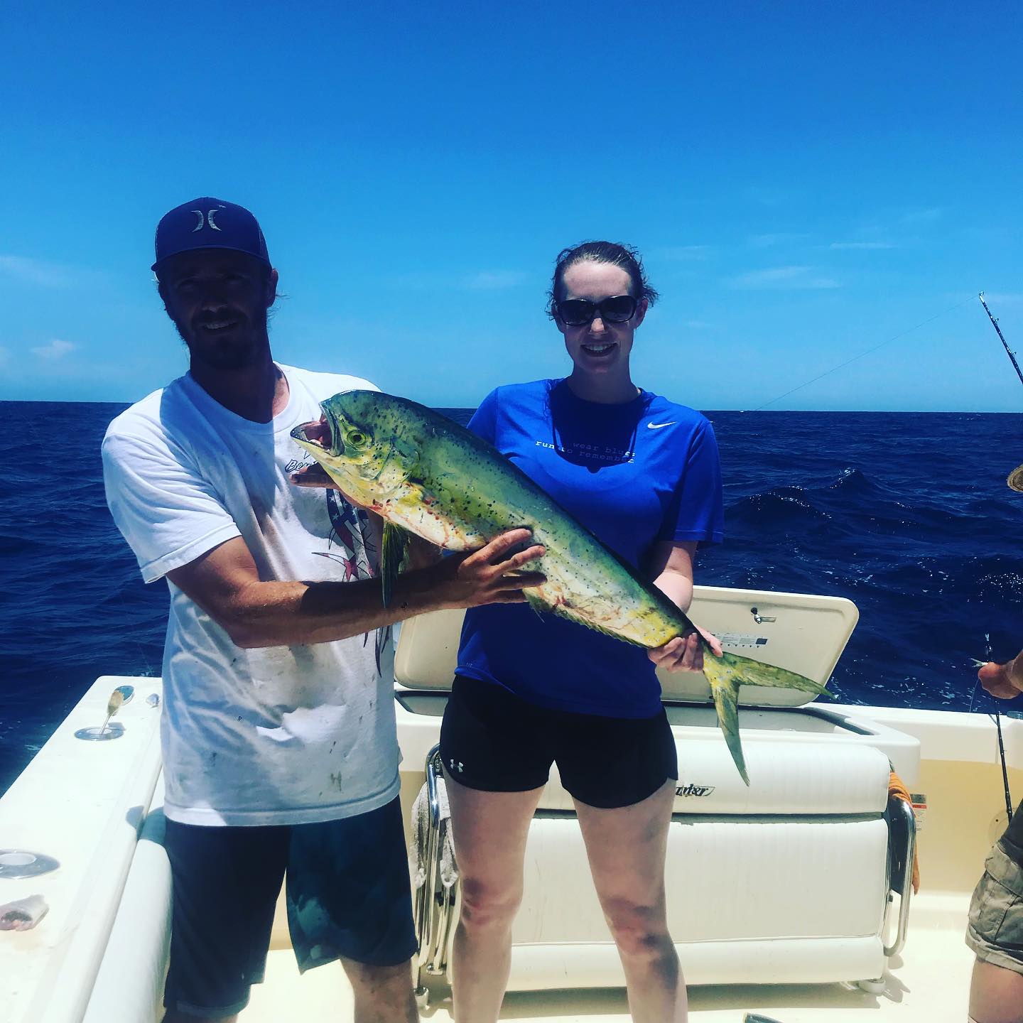 A pair of anglers with a catch of one fish in Murrells Inlet