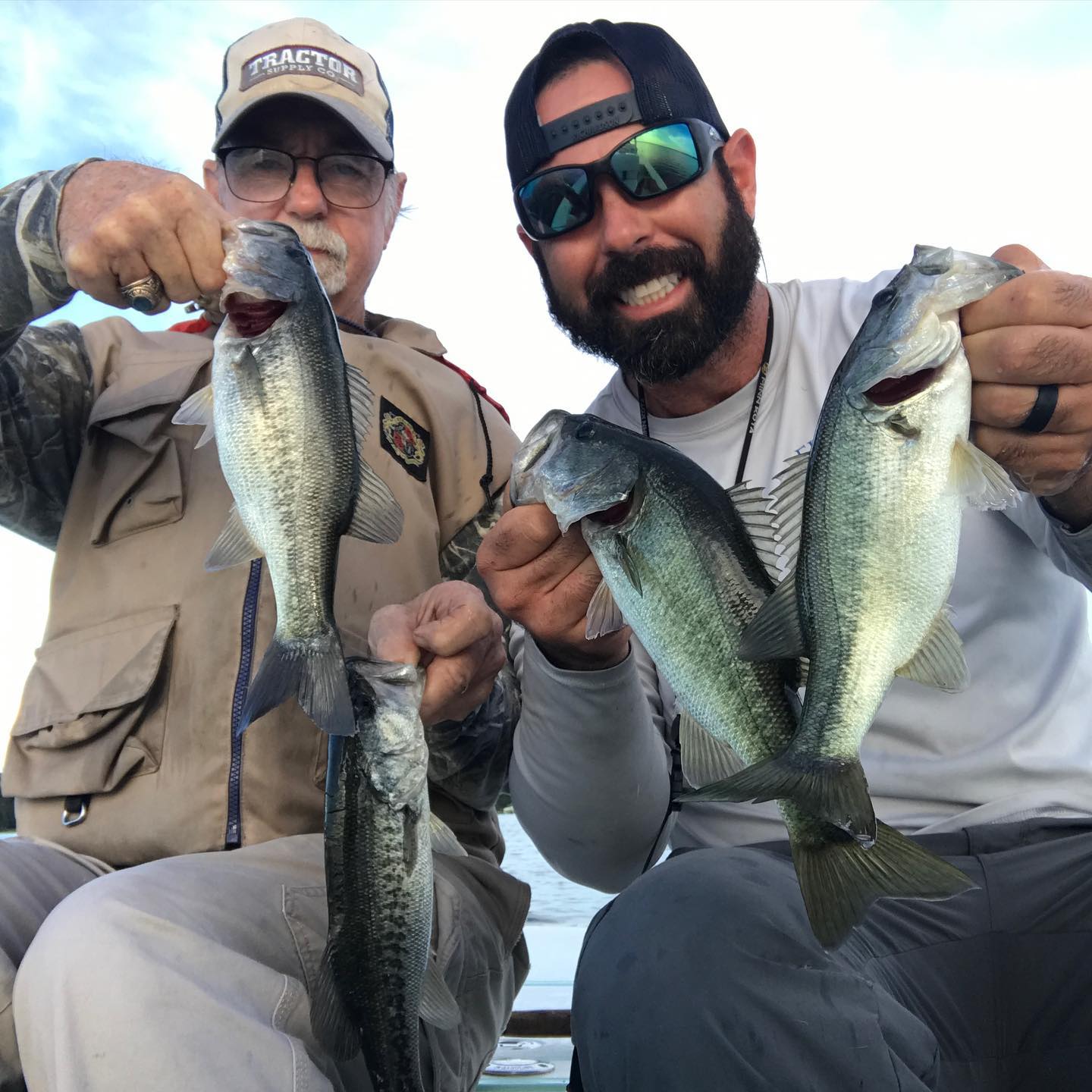 Catch of the day: 4 smallmouth bass and largemouth bass in FL