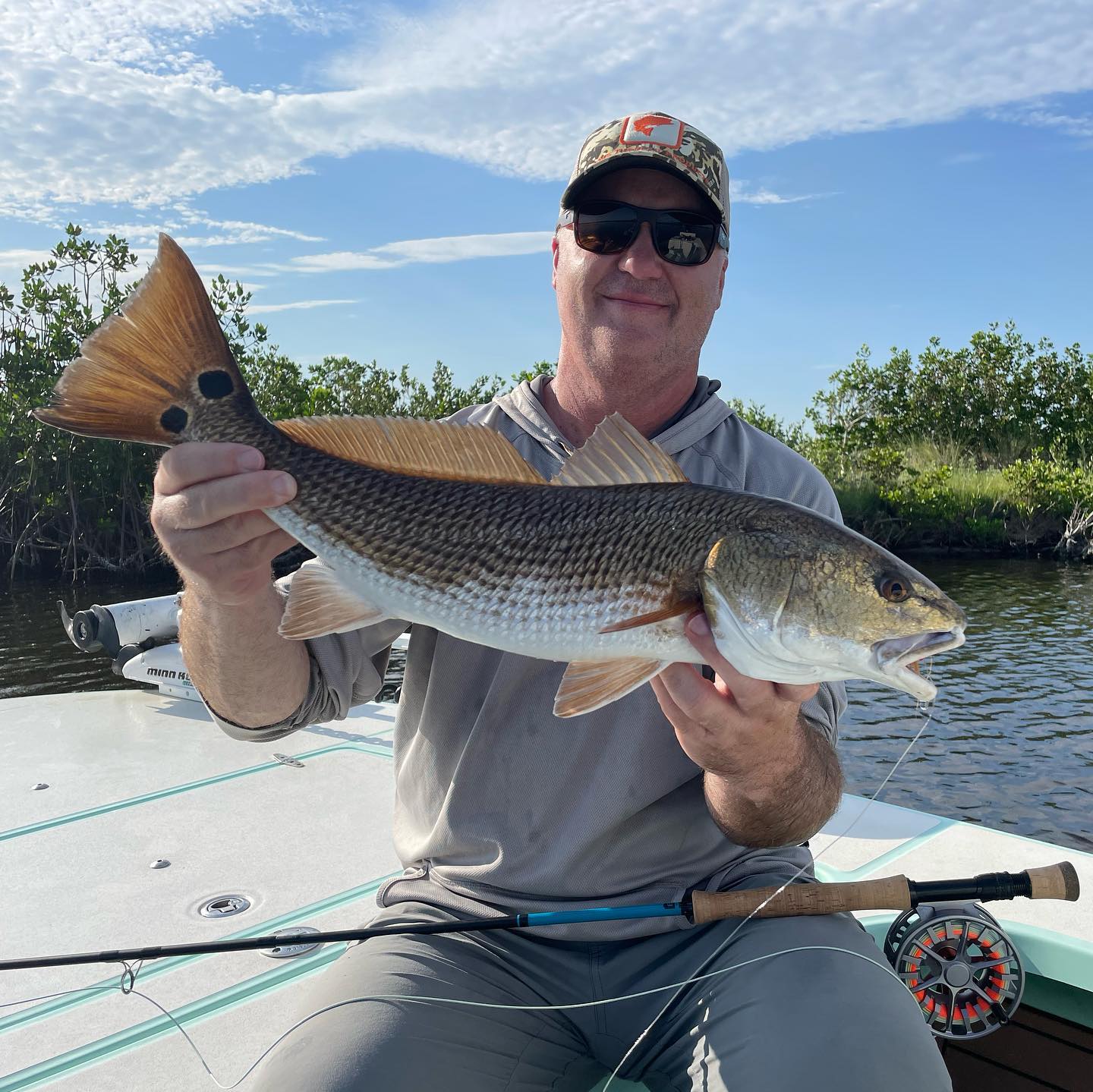 Redfish caught in Orlando, Florida