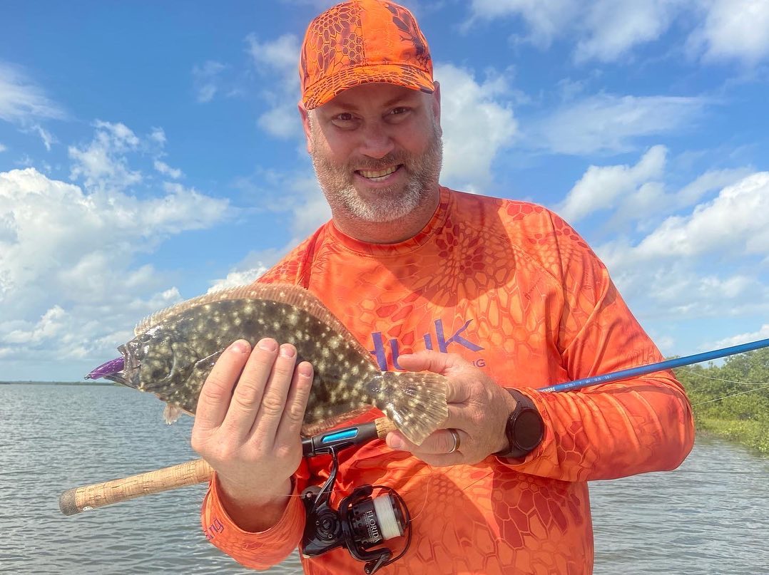 Southern Flounder fish caught in FL
