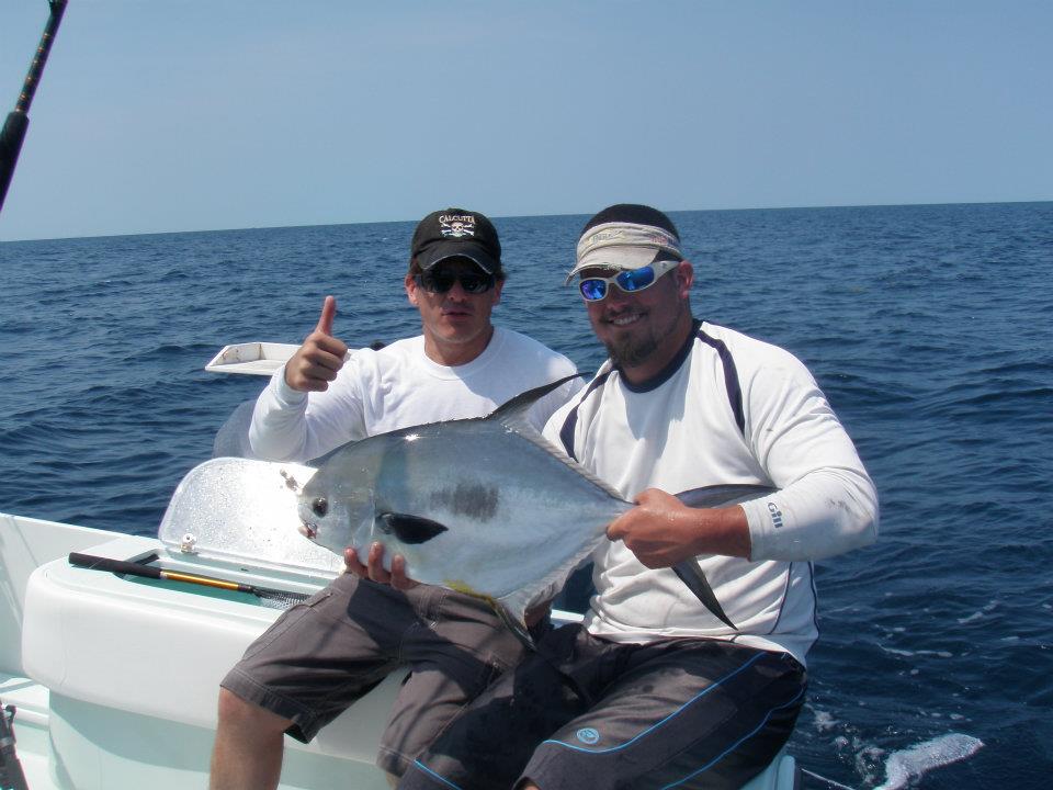 Permit fish caught in Florida while fishing