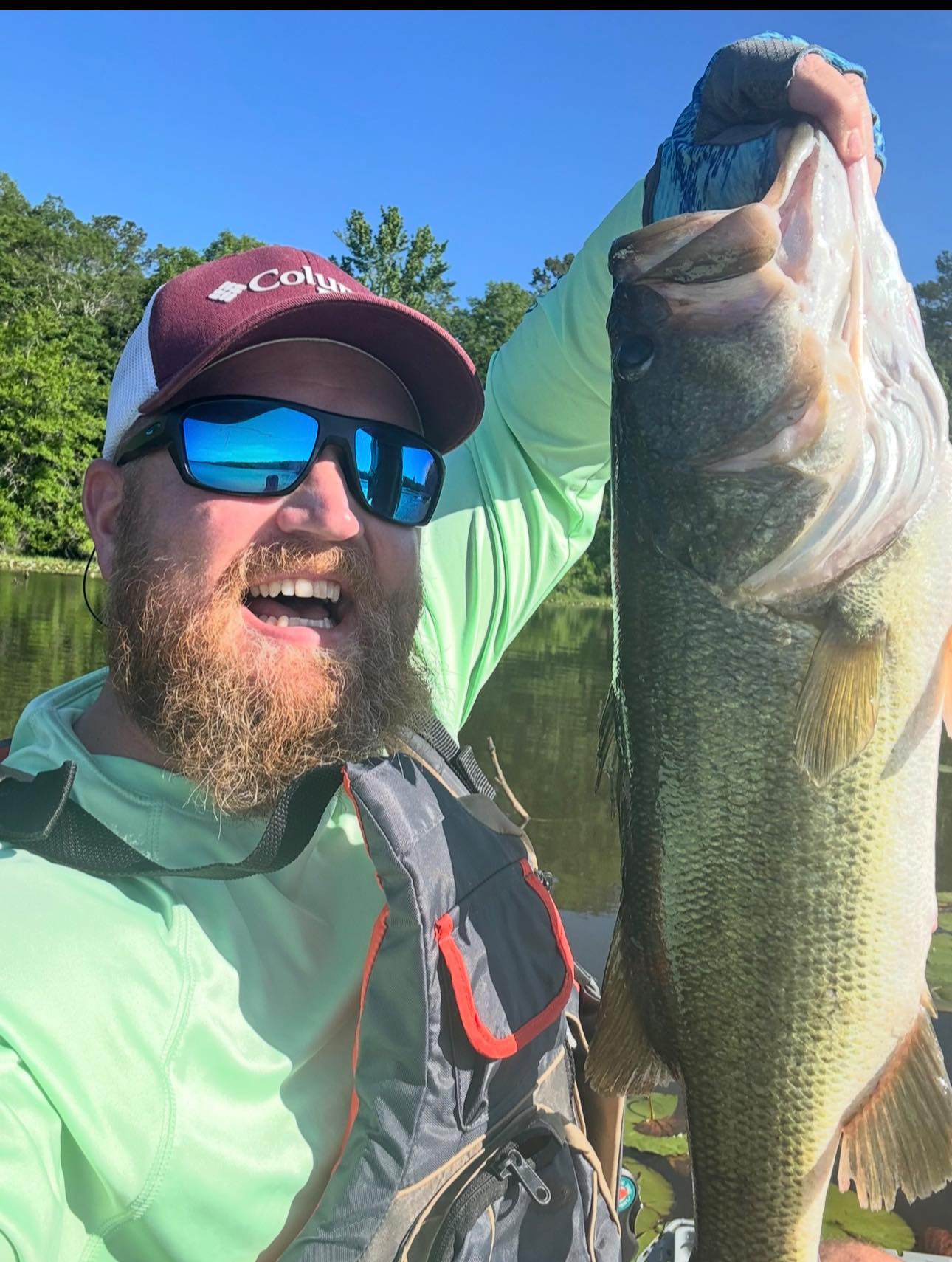 Largemouth Bass caught while fishing in AL