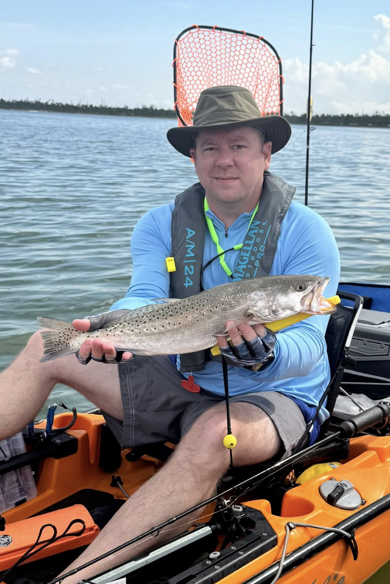Spotted Weakfish caught while fishing in AL