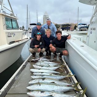 6 people fishing in California