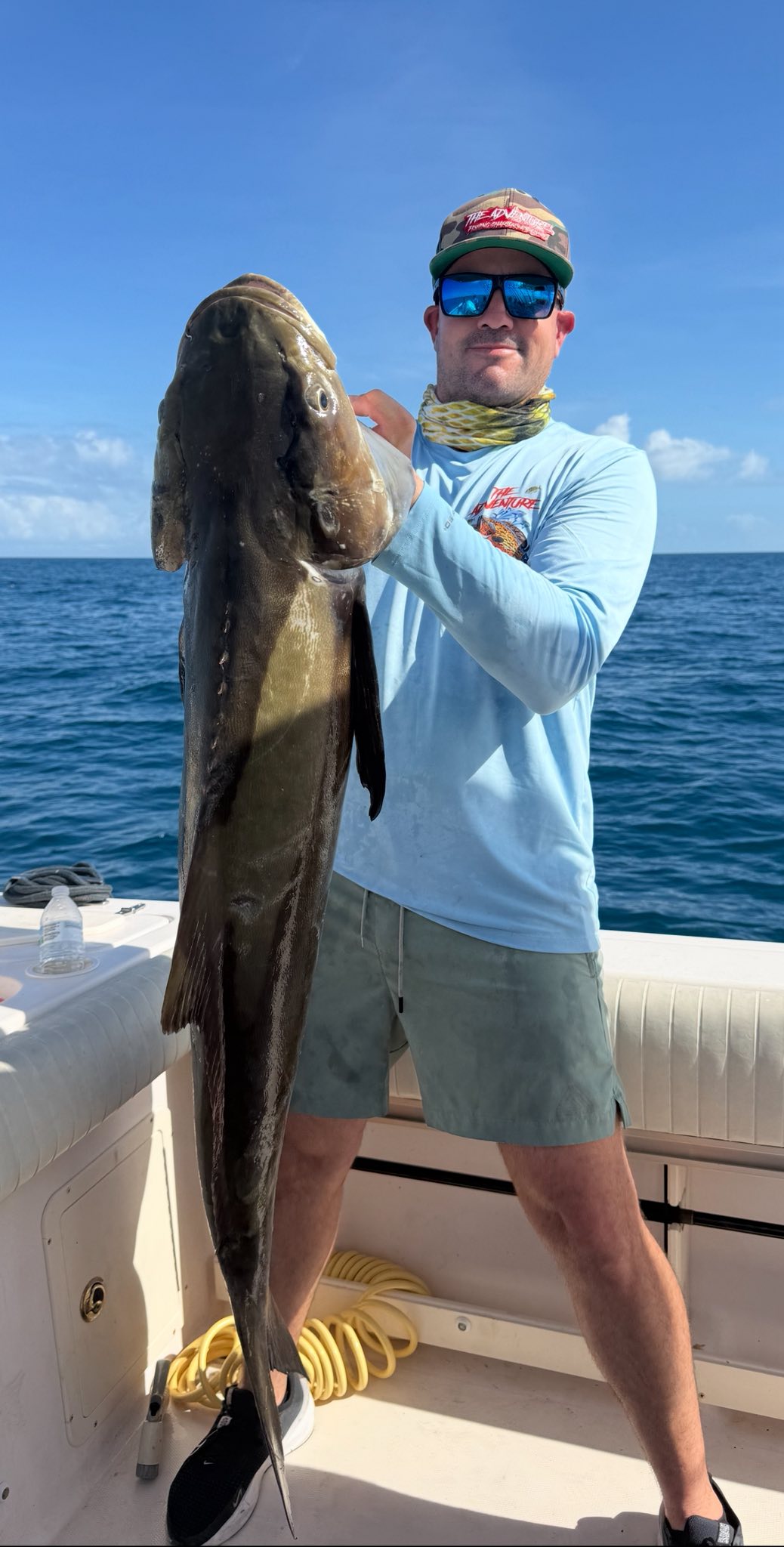 Man fishing in the waters of Cape Coral