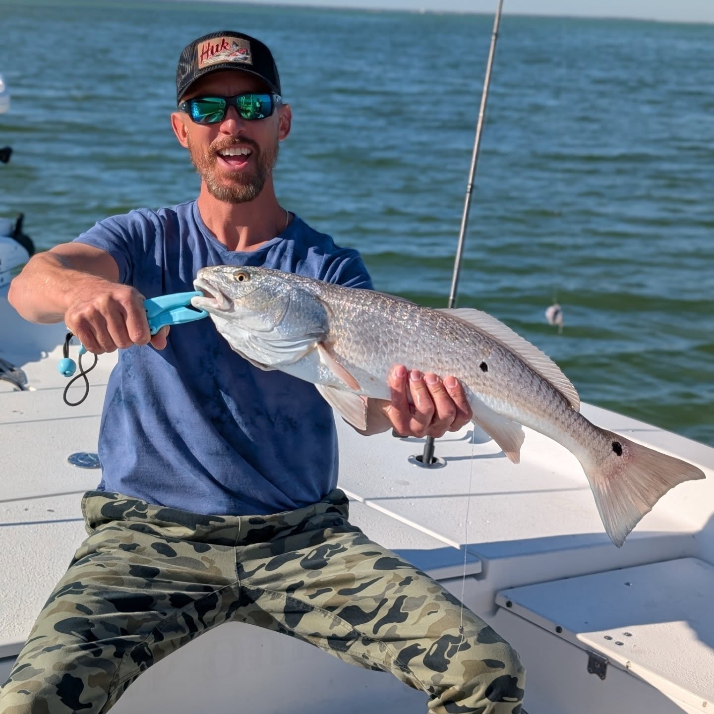 Image of a redfish caught during a fishing tour in Tampa