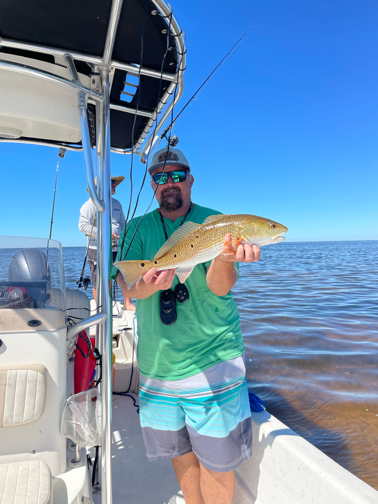 Redfish caught on holiday fishing trip