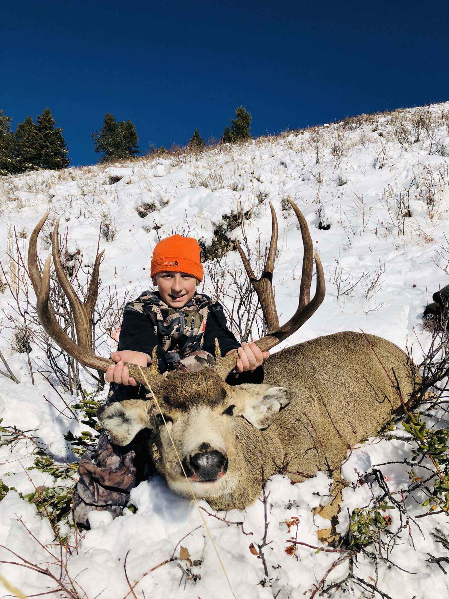 Two people hunting in ID