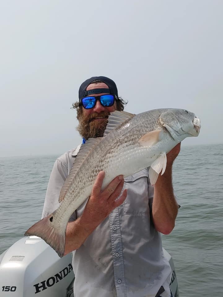 Redfish caught in Galveston