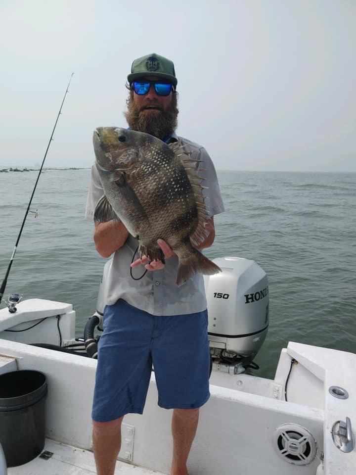 Sheepshead fishing in TX