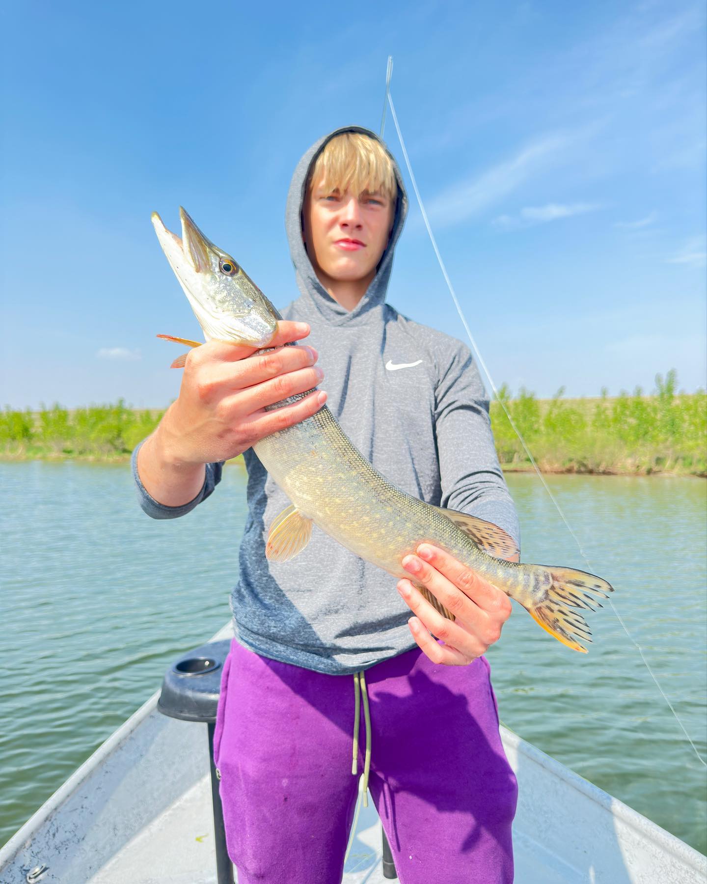 Angler fishing in Calgary