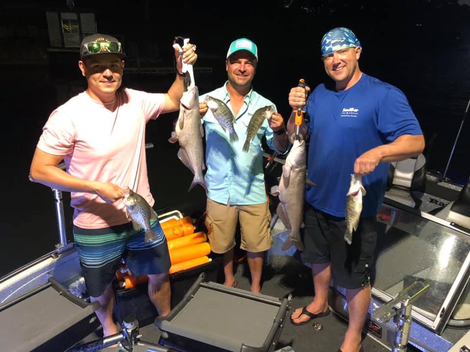 3 channel catfish caught in Eldon