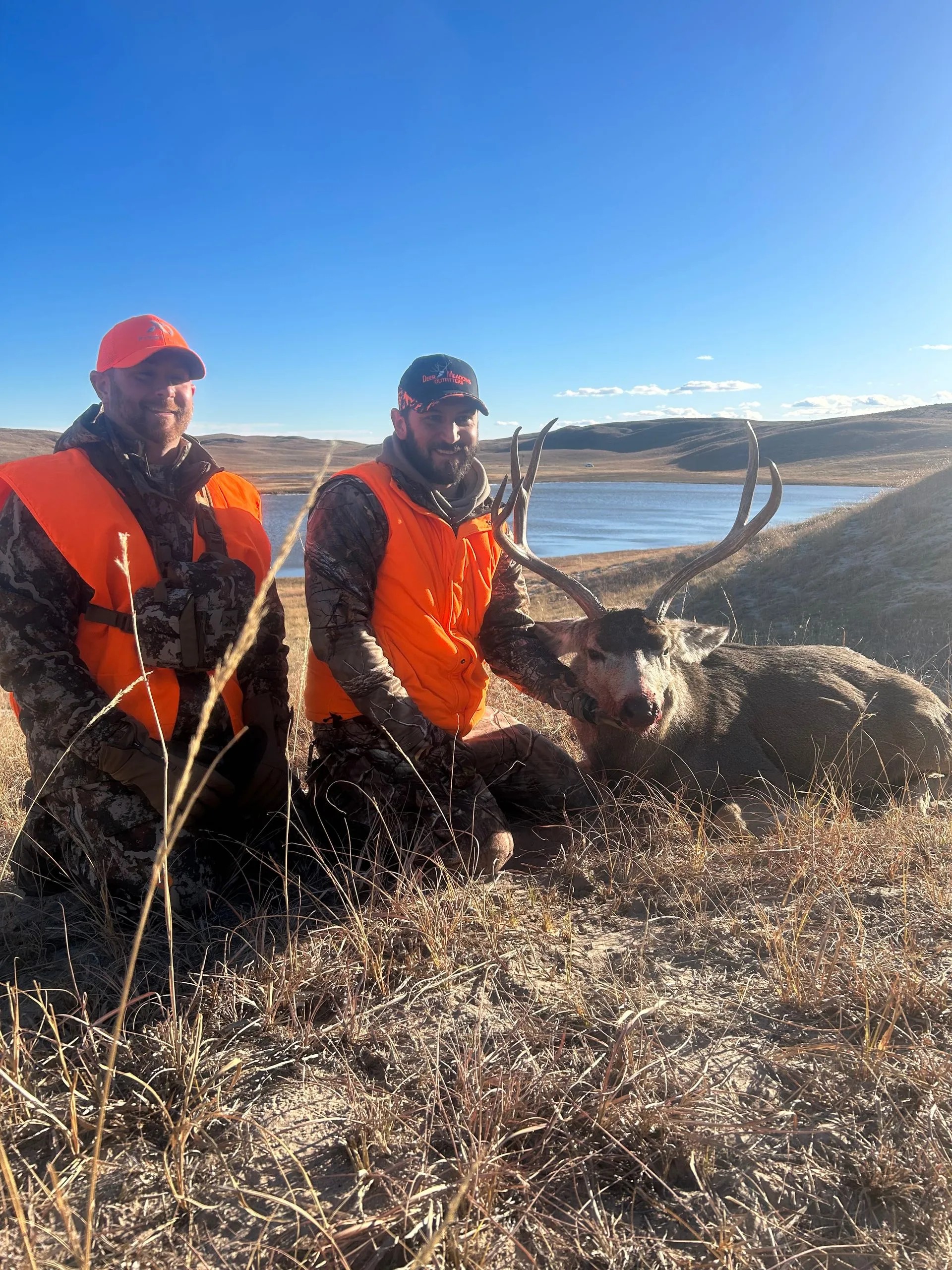 Two people hunting in Ellsworth