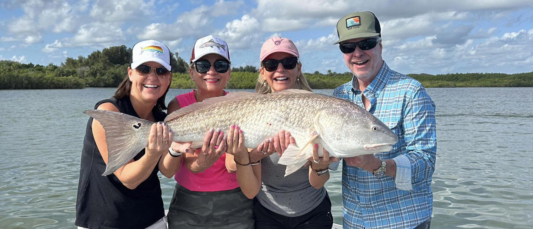 Redfish caught while fishing at New Smyrna Beach