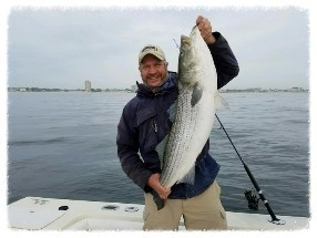 Bluefish, 30 inches, caught while fishing in NJ
