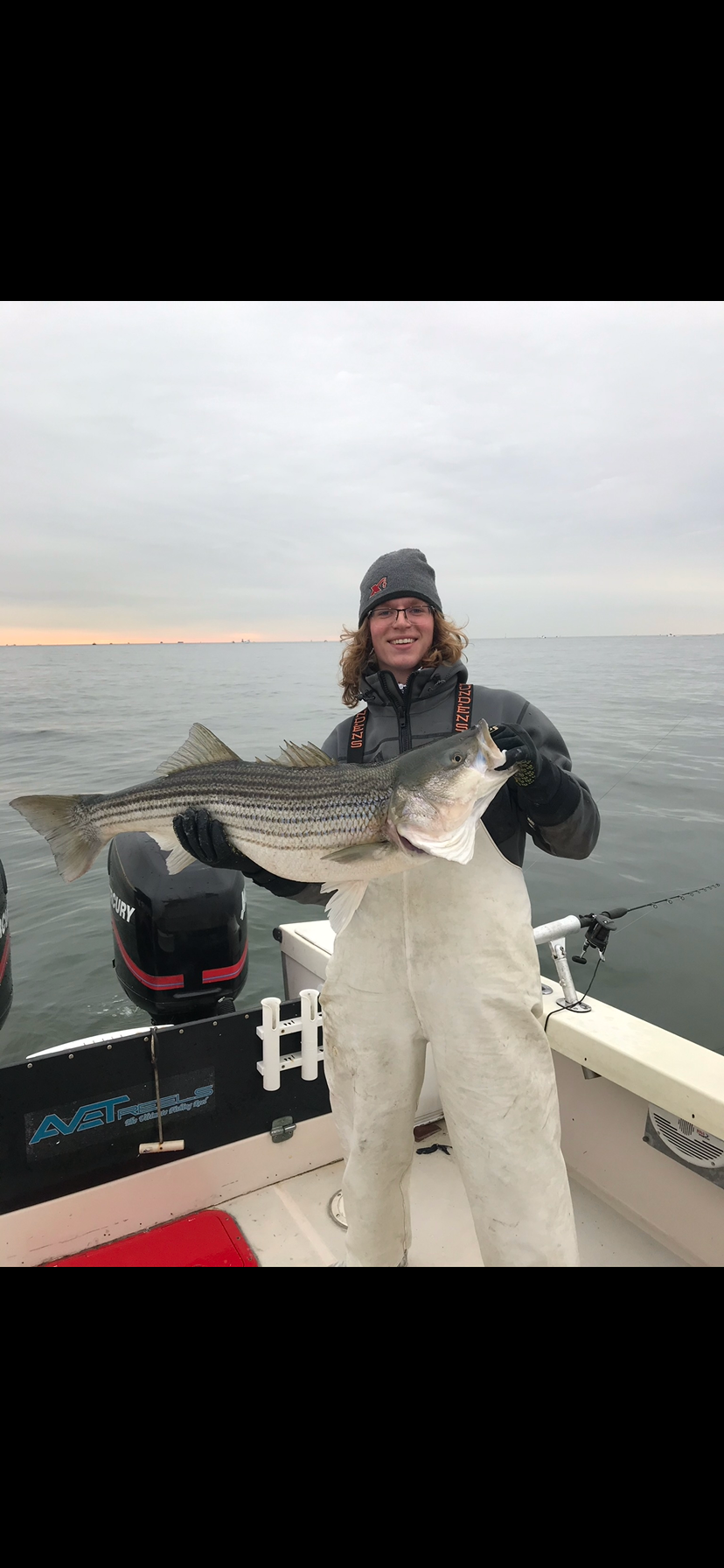 Striped bass caught in NJ