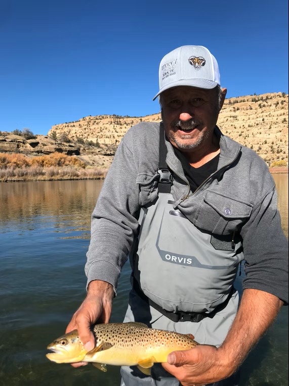A Sea Trout measuring 12 inches caught while fishing in NM