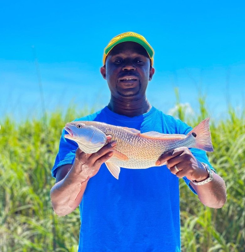 A redfish caught on Hilton Head Island