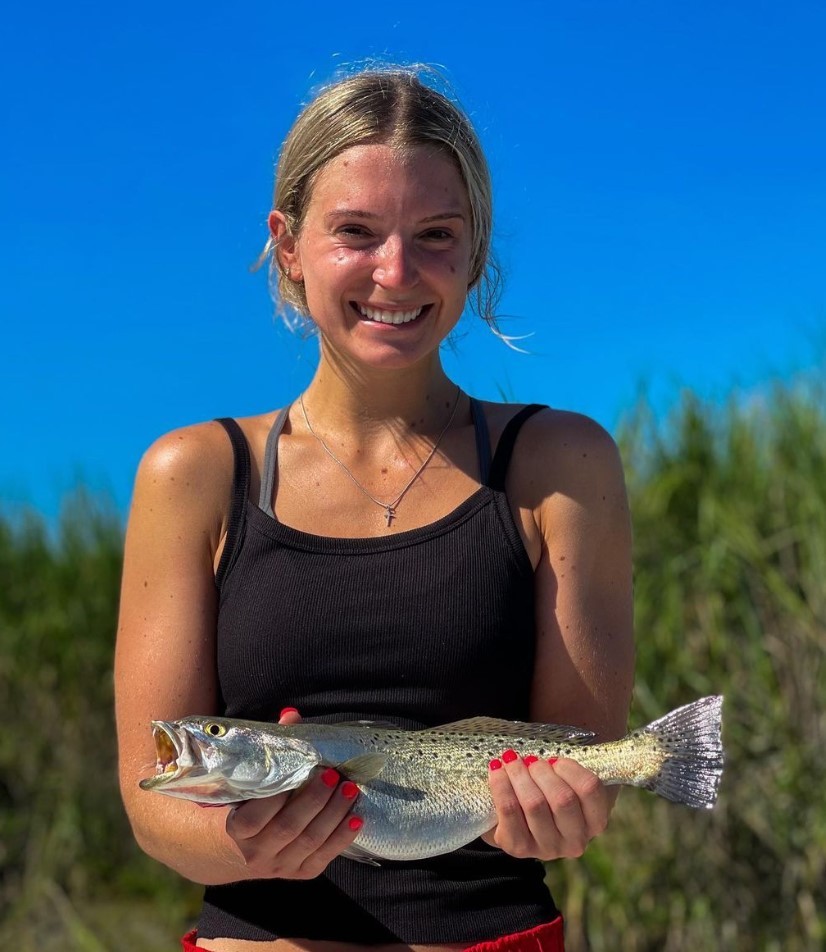 A single angler fishing in SC