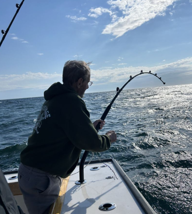 A person fishing in MA
