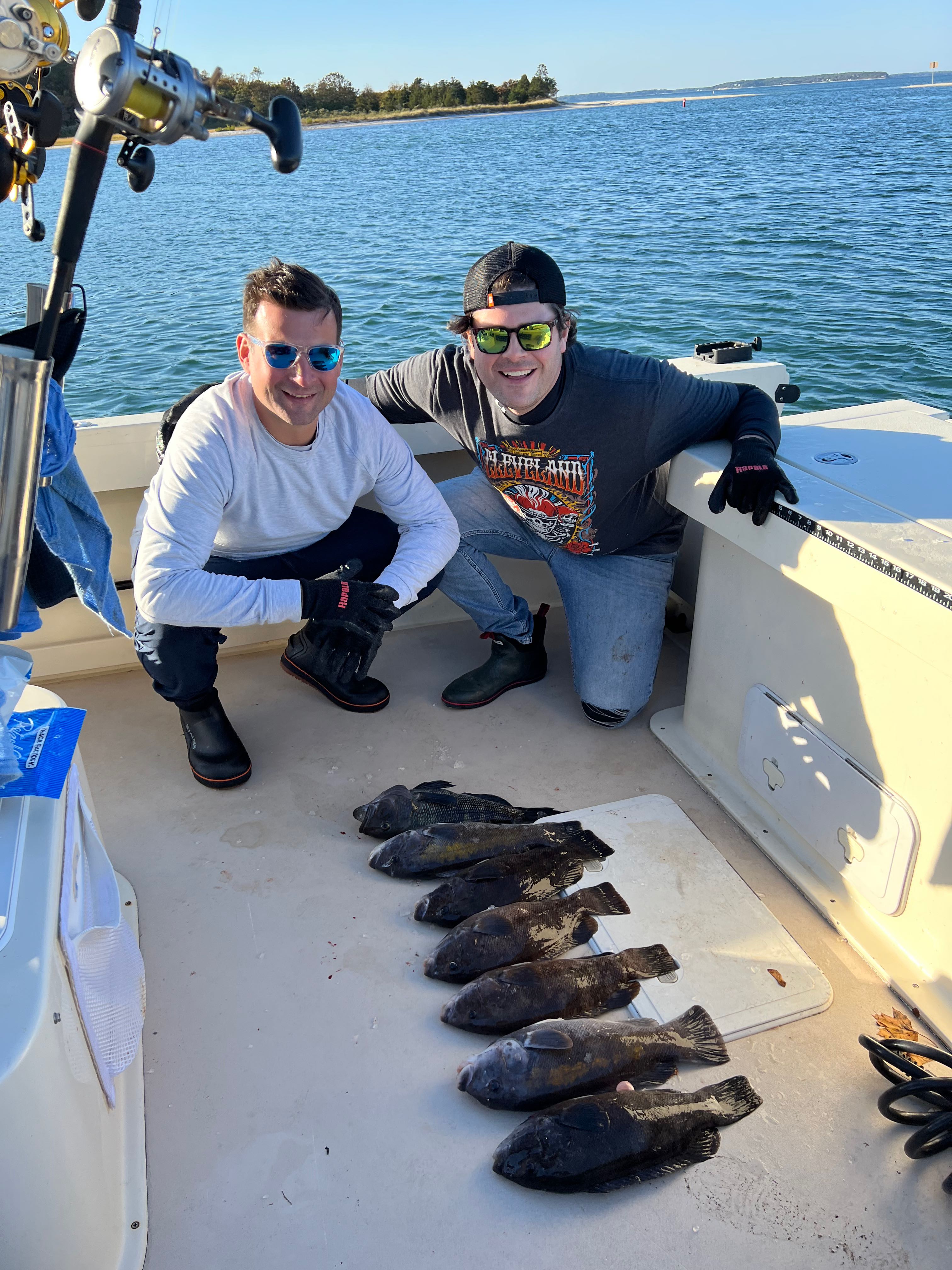 3 fish caught on fishing trip in Southampton
